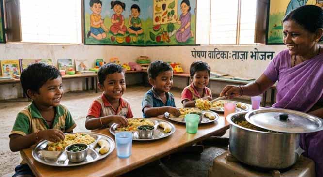 भांसी से लेकर बचेली तक 35 आंगनबाड़ियों केंद्रों में बनेगी पोषण वाटिका 